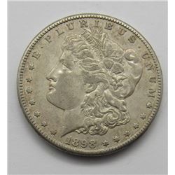 1898-S MORGAN DOLLAR AU+