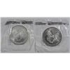 Image 2 : 2005 & 2001 AMERICAN SILVER EAGLES