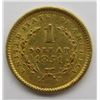 Image 2 : 1849 OPEN WREATH $1 GOLD LIBERTY