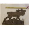 Image 1 : CAST IRON ELK COAT RACK *14"*