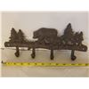 Image 1 : CAST IRON COAT HOOK (BEAR & CUB)
