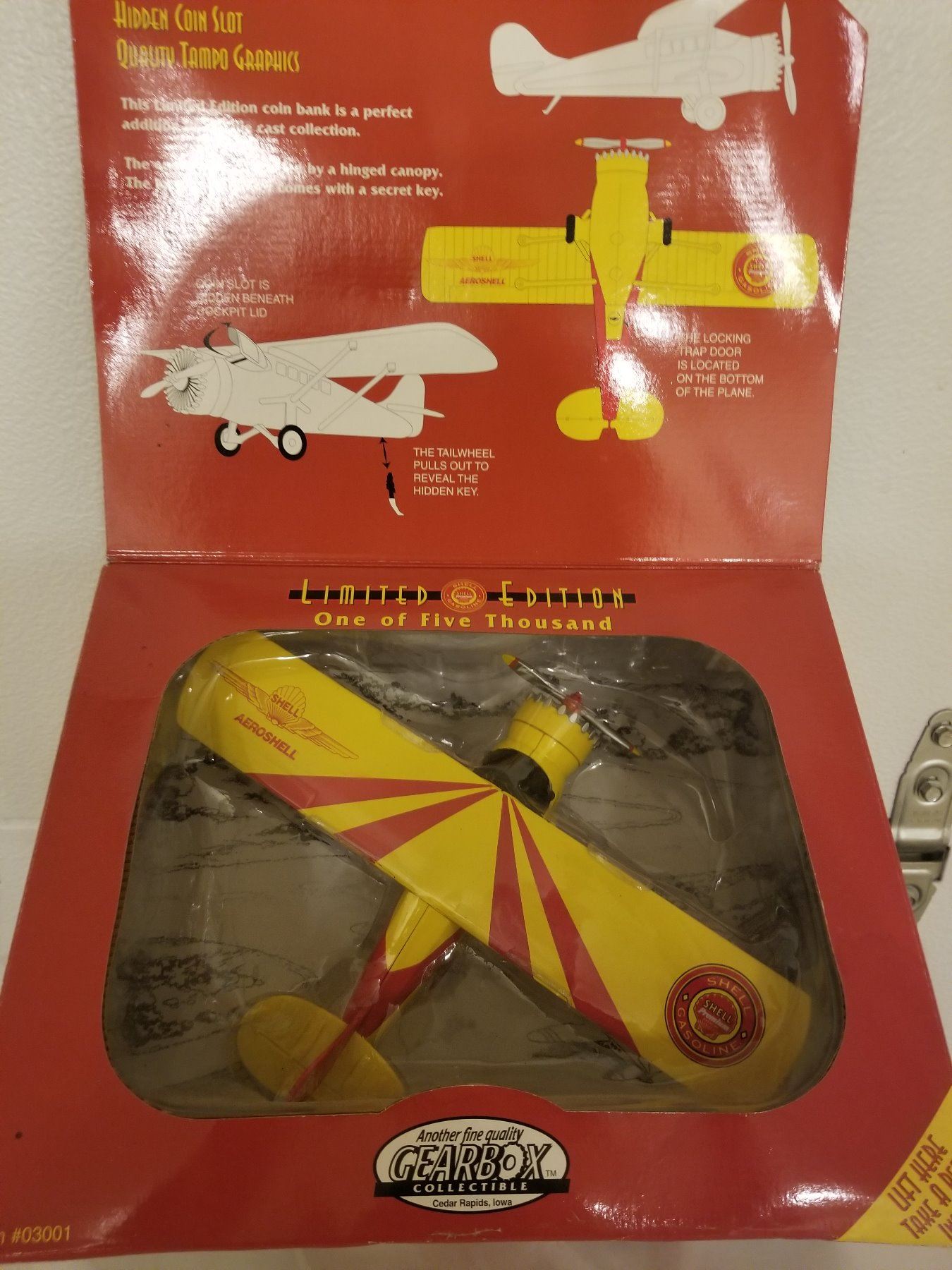 Shell Model Airplanes AIRPLANE (SHELL LIMITED EDITION 1997) *IN ORIGINAL BOX*