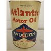 Image 1 : OIL TIN (ATLANTIC MOTOR OIL) *AVIATION 5 QT*