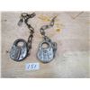 Image 1 : 2 BAGGAGE LOCKS (CNR) *NO KEYS*