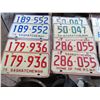Image 2 : 7 SETS OF 1970s LICENSE PLATES
