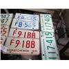 Image 3 : 7 SETS OF 1970s LICENSE PLATES