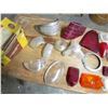Image 4 : LOT OF TAIL LIGHTS & HEAD LIGHTS (GLASS, CHROME & PLASTIC PCS)