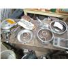 Image 1 : LOT OF CHROME, MIRRORS, LIGHT RINGS, ORNAMENTS, ETC