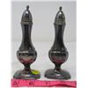 Image 3 : SALT & PEPPER SHAKERS *VINTAGE* (SILVER PLATE)