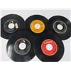Image 1 : ELVIS 45 RPM RECORDS (QTY 5)