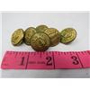 Image 2 : BRASS BUTTONS (QTY 6)