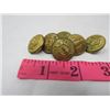 Image 3 : BRASS BUTTONS (QTY 6)