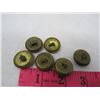 Image 4 : BRASS BUTTONS (QTY 6)