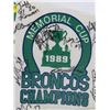 Image 2 : HOCKEY PENNANT (SWIFT CURRENT BRONCOS) 'CHAMPION MEMORIAL CUP'  *1995-96*
