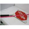 Image 1 : HAND HELD SIGN (2 SIDED) *STOP & SLOW*