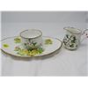 Image 7 : TEACUP, SAUCER, PLATE, CREAM & SUGAR (ROYAL ALBERT)