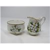 Image 8 : TEACUP, SAUCER, PLATE, CREAM & SUGAR (ROYAL ALBERT)