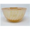 Image 1 : MIXING BOWL (FIRE KING AMBER) *6 CUP* (NO CHIPS/CRACKS)