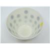 Image 3 : MIXING BOWL (FIRE KING WHITE POLKA DOT) RARE *6 CUP* (NO CHIPS/CRACKS)