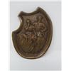 Image 1 : BRASS ASHTRAY (ARMY OFFICER & HIS SMILING LADY)