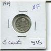 Image 1 : 1919 CANADIAN (SILVER) FIVE CENT PC