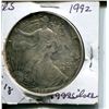 Image 1 : 1992 U.S. SILVER DOLLAR *.999 SILVER*