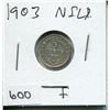 Image 1 : 1903 NFLD SMALL NICKEL (SILVER)