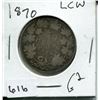 Image 1 : 1870 CNDN 50 CENT PC (SILVER)
