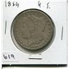 Image 1 : 1884 US MORGAN SILVER DOLLAR