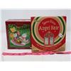 Image 1 : ORNAMENT & FIGURINE (CARLTON CARDS COLLECTIBLE 'MERRY MISCHIEF MAKERS') & SPUN GLASS ANGEL HAIR *VER