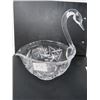 Image 1 : CONDIMENT DISH *CRYSTAL SWAN*