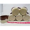 Image 3 : LOT OF 6 BEAN DISHES (SUNBURST) *INDIVIDUAL SERVING*