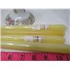Image 5 : LOT OF 6 (CANDLE HOLDER *SCHUMANN BAVARIA), 4 CANDLES, BOX OF LONG MATCHES *UNOPENED*