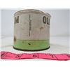 Image 8 : LOT OF 3 (KNIFE SHARPENER *GERMANY*), POTTERY INSULATOR & TOBACCO CAN (OLD CHUM)