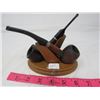 Image 2 : SMALL PIPE STAND (BRIGHMAN) & 2 PIPES