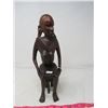 Image 1 : FIGURINE (LADY SITTING) *WOODEN*