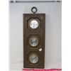 Image 1 : WALL BAROMETER (SPRINGFIELD) *BROWN PLASTIC CASE*