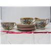 Image 1 : 5 SAUCERS, 2 TEACUPS, MATCHING CREAM PITCHER (JAPAN)