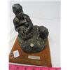 Image 3 : FIGURINE ON WOOD BASE (HUNTER & DOG), METAL PLATE READS PRINCE ALBERT