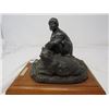 Image 4 : FIGURINE ON WOOD BASE (HUNTER & DOG), METAL PLATE READS PRINCE ALBERT