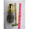 Image 3 : SHAVING ITEMS, PORCELAIN CUP, BRUSH & RAZOR ON STAND