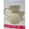 Image 8 : SHAVING ITEMS, PORCELAIN CUP, BRUSH & RAZOR ON STAND