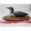 Image 1 : LOON ON WOOD BASE (DUCKS UNLIMITED)