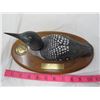 Image 4 : LOON ON WOOD BASE (DUCKS UNLIMITED)