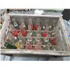 Image 1 : WOODEN CRATE (DREWERY'S) W/24 POP BOTTLES (MISSION, STUBBY, DIET RITE, ETC)