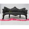 Image 1 : CAST SETTEE ORNAMENT (BLACK 5"L)
