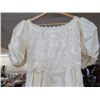 Image 3 : WEDDING DRESS W/LONG TRAIN (LACE INSETS) *SIZE SMALL*