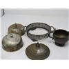 Image 3 : LOT OF SLIVER PLATED TRAYS, ETC