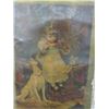 Image 2 : PRINT ON CANVAS (GIRL & DOG) *31" X 22"* (DAMAGED)