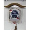 Image 1 : LIGHT UP SIGN (PABST BLUE RIBBON) *15x21x5 INCHES SCRATCHED ON FACE*